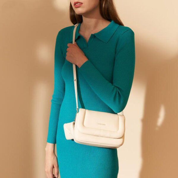 Designer Fashion Leather Shoulder Bag - Image 3