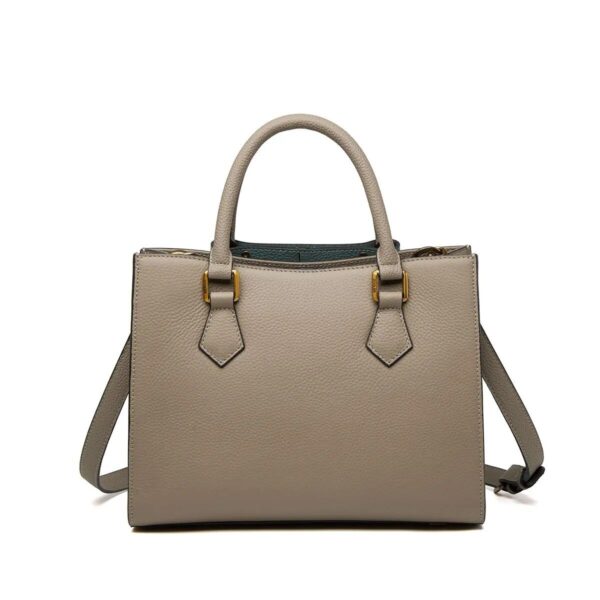 Genuine Leather Large Tote Handbag - Image 8