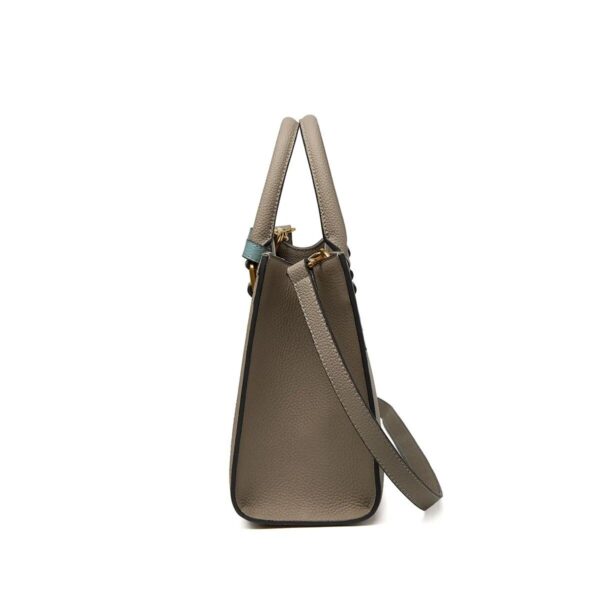 Genuine Leather Large Tote Handbag - Image 9