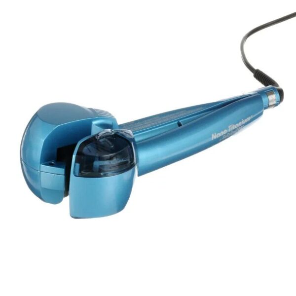 Professional Automatic Hair Curling Machine with Nano Titanium SteamTech, Blue - Image 5