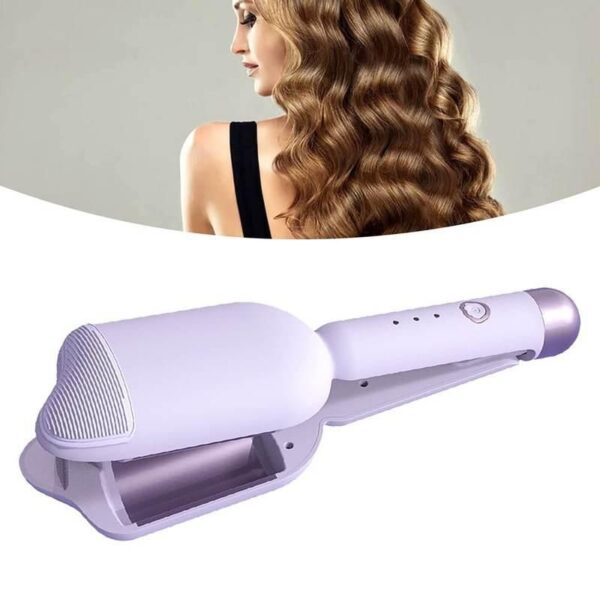 Chic 36mm Wavy Hair Curling Wand - Versatile Egg Roll Wave Styler for All Hair Types