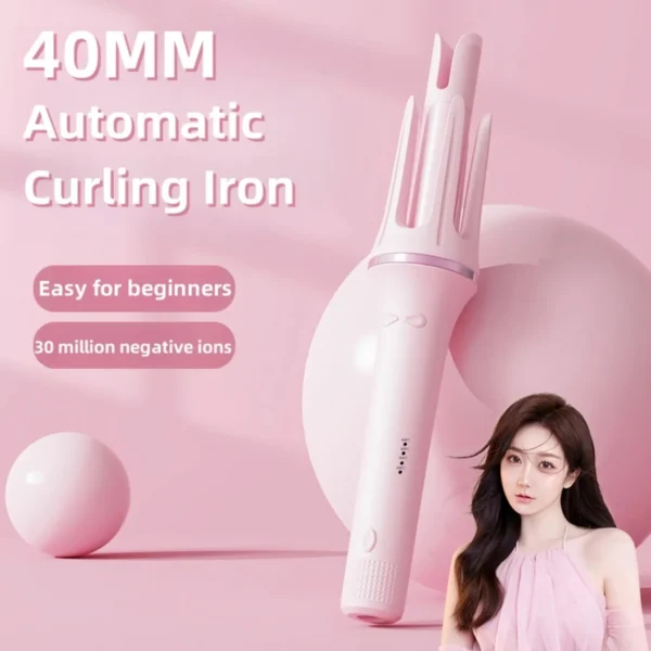 Automatic Hair Curler with 4 Temperature Modes & Safety Features - Image 2