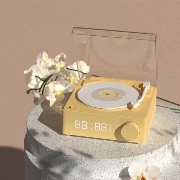 Retro Bluetooth Speaker with Alarm Clock - Image 2