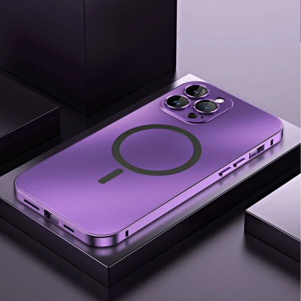 Ultra-Protective Magnetic Metal Frame Case for iPhone - Image 2