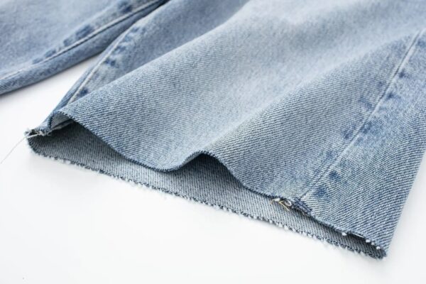 Summer Blue High-Waist Zipper Fly Denim Shorts - Casual & Chic - Image 7