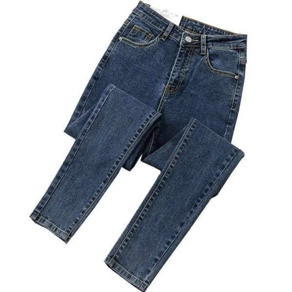 High Waist Skinny Stretch Pencil Jeans - Women's Spring/Summer Fashion - Image 3