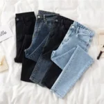 High Waist Skinny Stretch Pencil Jeans - Women's Spring/Summer Fashion