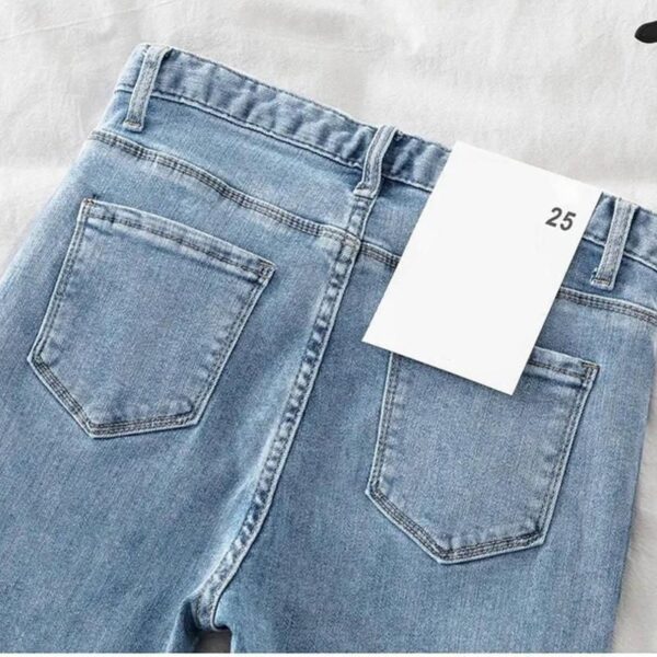 High Waist Skinny Stretch Pencil Jeans - Women's Spring/Summer Fashion - Image 7